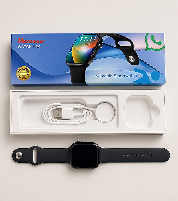 Smartwatch W11 X Preto