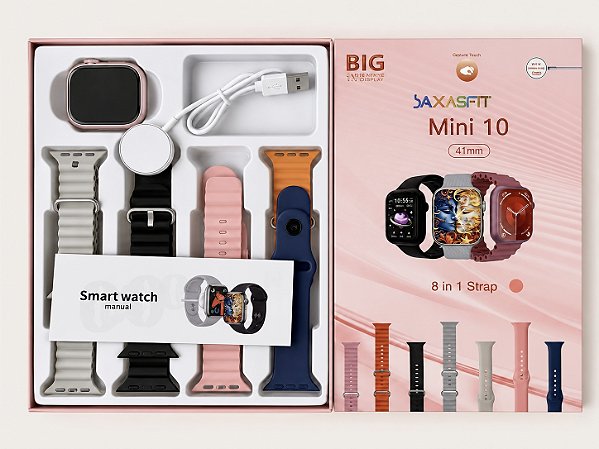 W10 MINI LAXASFIT 8 PULSEIRA ROSA