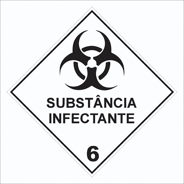 Placa Produto Infectante para Veículos