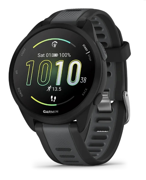 Relógio Monitor Cardíaco Garmin Forerunner 165 AMOLED Music Preto