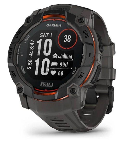 Relógio Smartwatch Garmin Instinct 3 Solar Preto 45mm