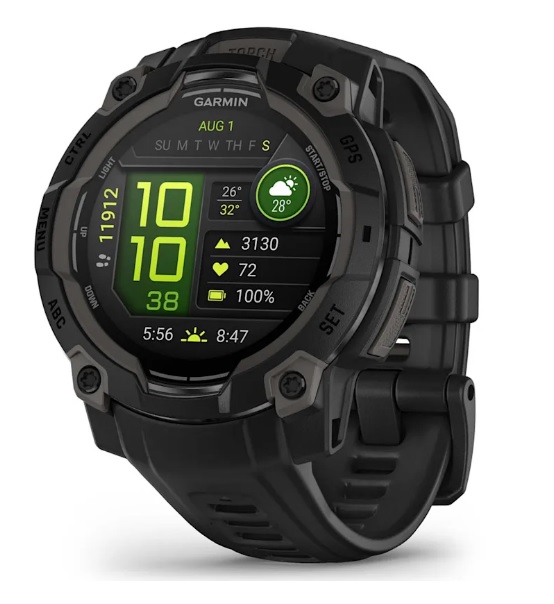 Relógio Smartwatch Garmin Instinct 3 AMOLED Preto 50mm