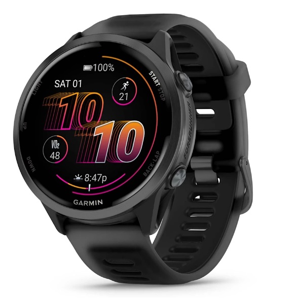 Relógio Monitor Cardíaco Garmin Forerunner 570 47mm Preto