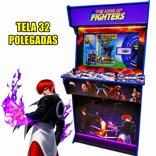 Fliperma Full 32 polegadas - Completo modelo Premium - KOF