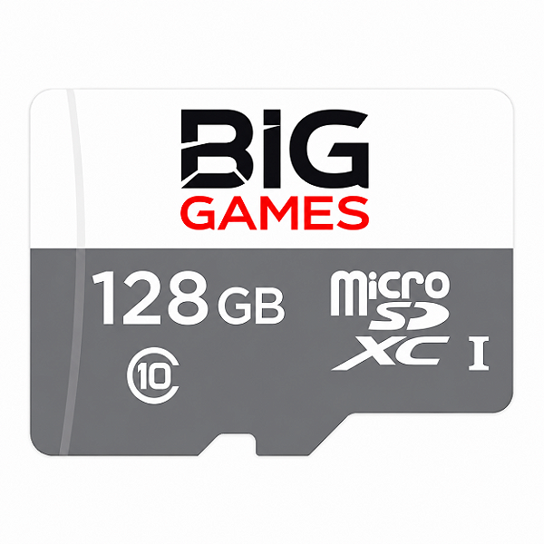 Micro SD 128gb com Sistema Big Games 2026 / 23mil Jogos + KARAOKÊ