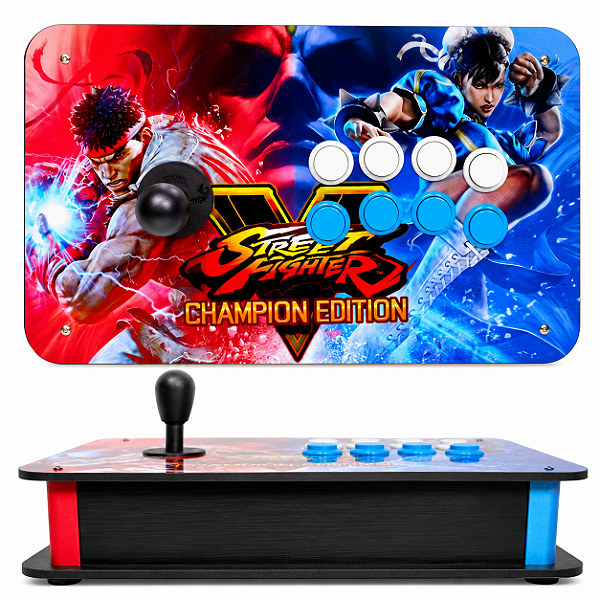 Controle Arcade USB Americano - Zero Delay - Street 03