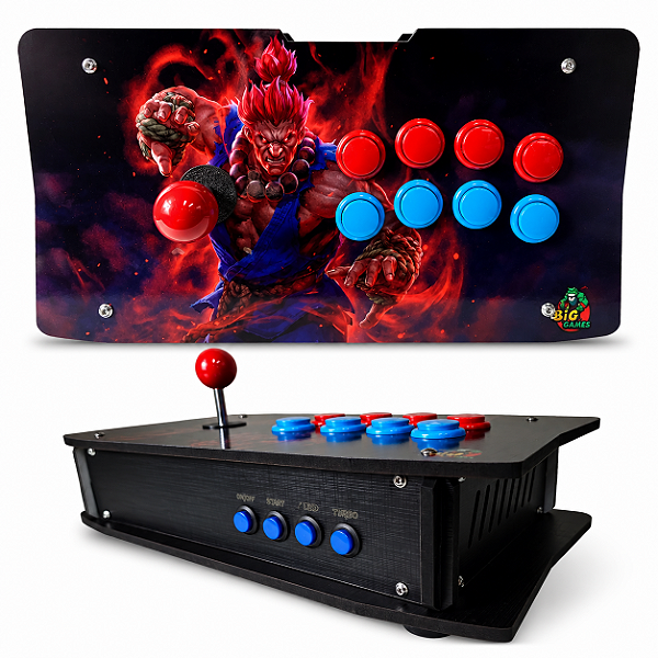 Controle Arcade USB - Japones Turbo - Akuma