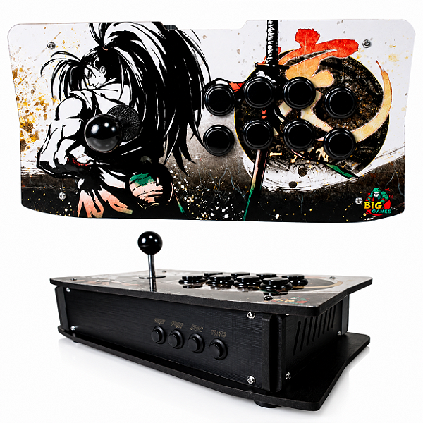 Controle Arcade USB - Japones Turbo - Samurai