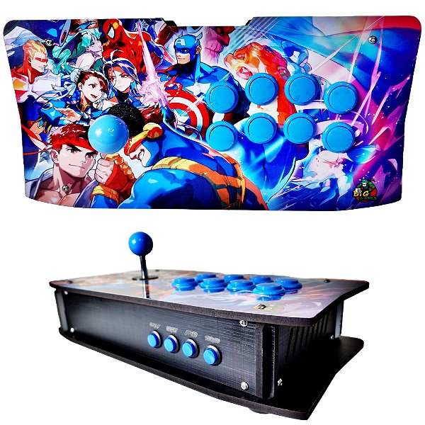 Controle Arcade USB - Japones Turbo - Marvel x Capcom