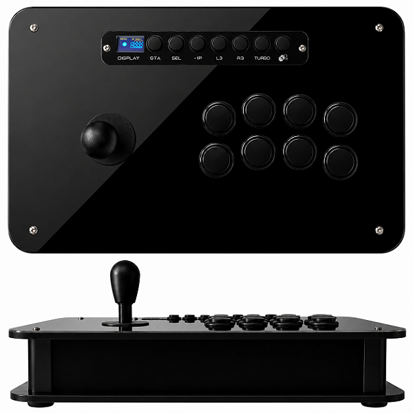 Controle Arcade USB - PC / PS4 / PS5 - Full Black
