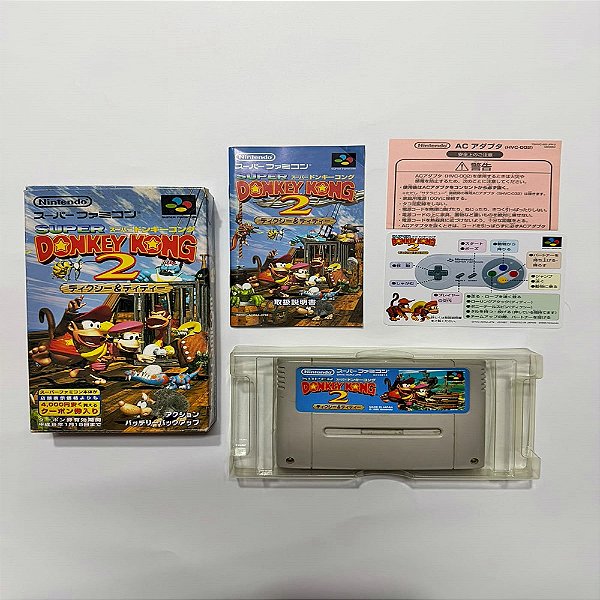 Donkey Kong Country 2 – Super Famicom / SNES Japonês Original