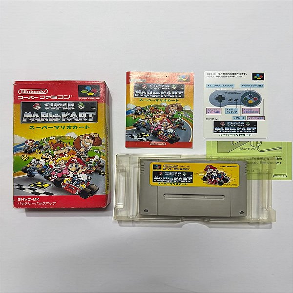 Super Mario Kart Original Japonês Super Famicom SNES – CIB