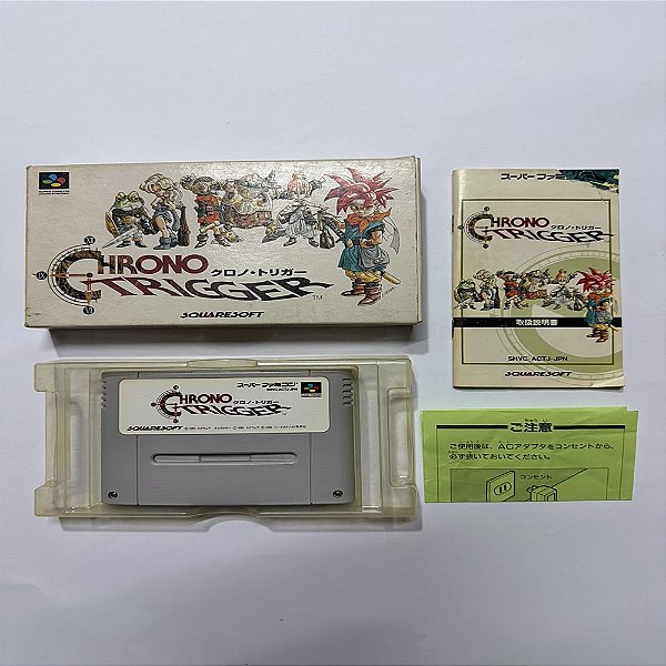 Chrono Trigger japonês de Super Famicom e SNES - CIB