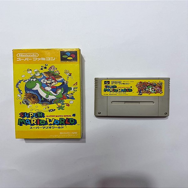 Super Mario World Original Japonês Super Famicom SNES