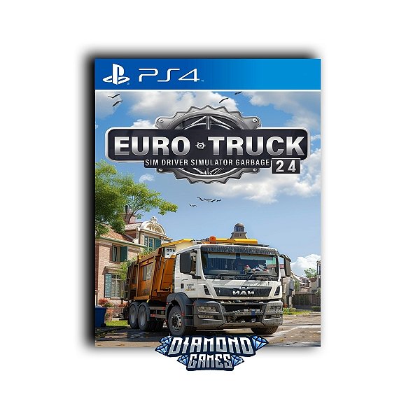 Euro Truck Sim Driver Simulator 24 - Garbage PS4 I VERSÃO DIGITAL