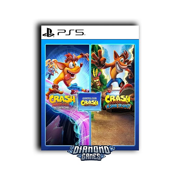 Crash Bandicoot Pacote Quadrilogia PS5 I VERSÃO DIGITAL
