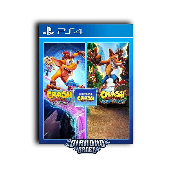 Crash Bandicoot Pacote Quadrilogia PS4 I VERSÃO DIGITAL