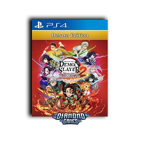 Demon Slayer Kimetsu no Yaiba The Hinokami Chronicles 2 Deluxe Edition PS4 I VERSÃO DIGITAL