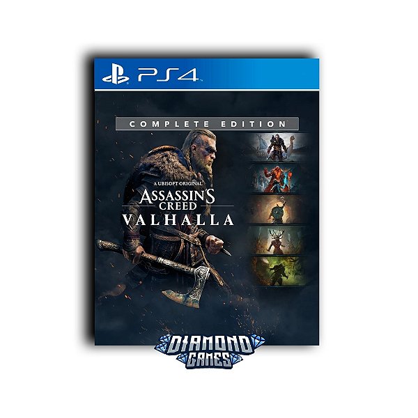 Assassin's Creed Valhalla - Edição Completa PS4 I VERSÃO DIGITAL