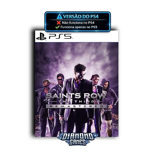 Saints Row: The Third Remastered PS5 I VERSÃO DIGITAL