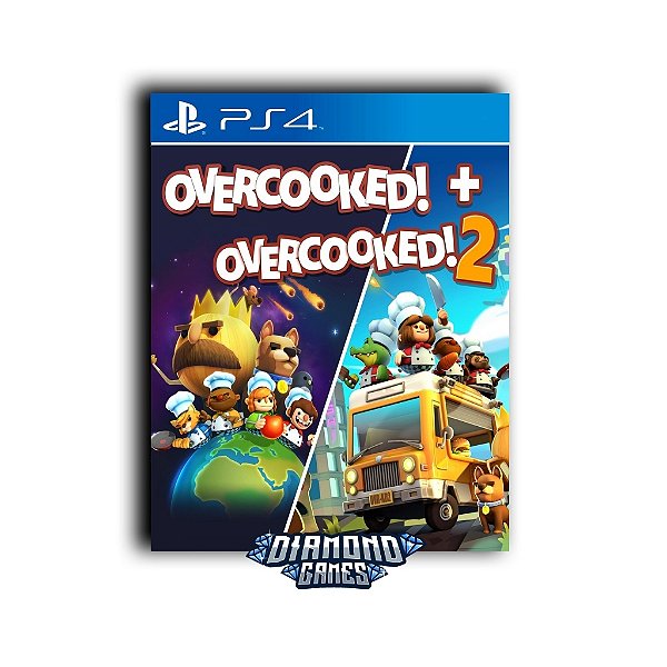 Overcooked! + Overcooked! 2 PS4 I VERSÃO DIGITAL