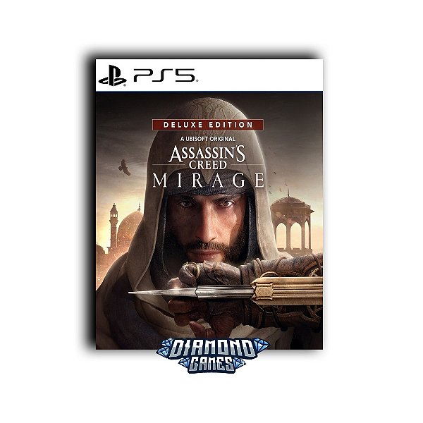 Assassin's Creed Mirage Edição Deluxe PS5 I VERSÃO DIGITAL