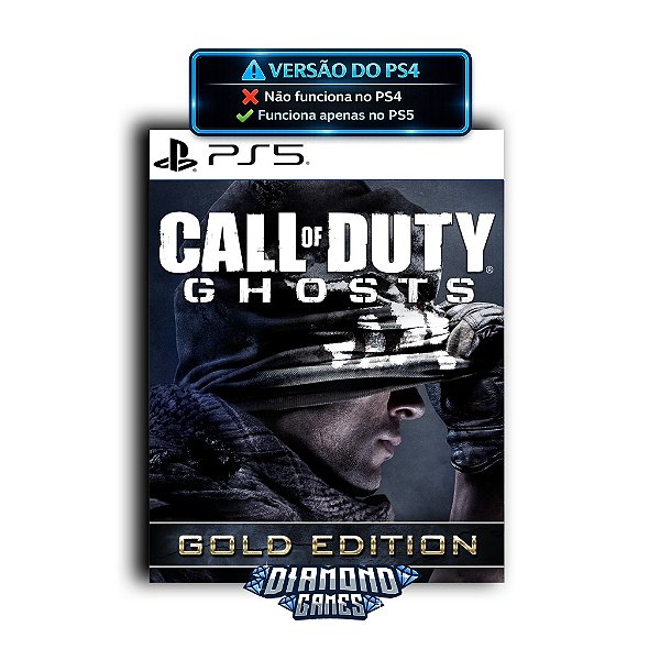 Call of Duty Ghosts Edição Ouro PS5 I VERSÃO DIGITAL