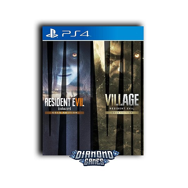Resident Evil 7 Gold Edition & Village Gold Edition PS4 I VERSÃO DIGITAL