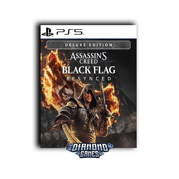 PRÉ-VENDA Assassin's Creed Black Flag Resynced Edição Deluxe PS5 I VERSÃO DIGITAL