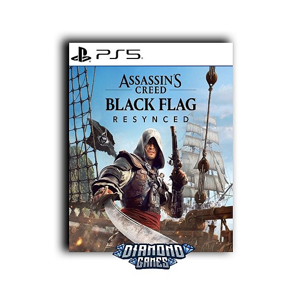 PRÉ-VENDA Assassin's Creed Black Flag Resynced PS5 I VERSÃO DIGITAL