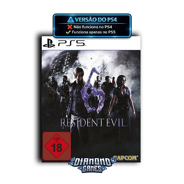Resident Evil 6 PS5 I VERSÃO DIGITAL