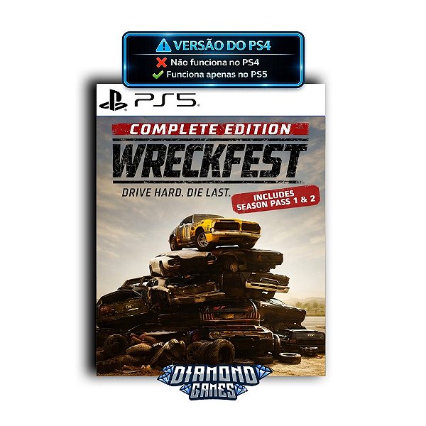 Wreckfest - Complete Edition PS5 I VERSÃO DIGITAL