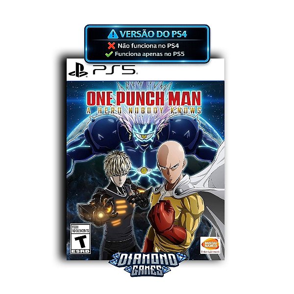 ONE PUNCH MAN A HERO NOBODY KNOWS PS5 I VERSÃO DIGITAL