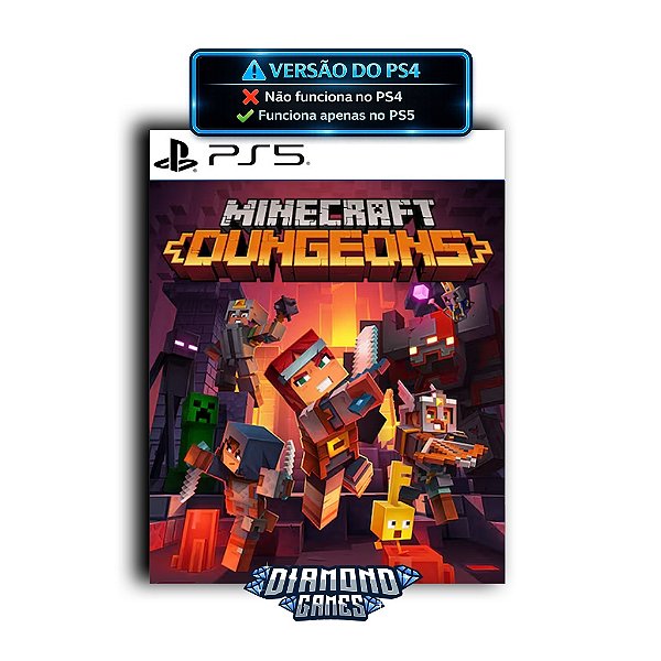 Minecraft Dungeons PS5 I VERSÃO DIGITAL