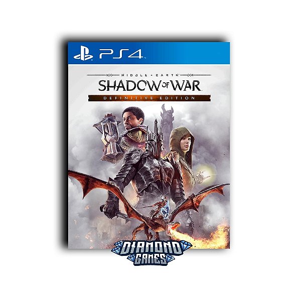 Terra-média: Sombras da Guerra Edição Definitiva PS4 I VERSÃO DIGITAL