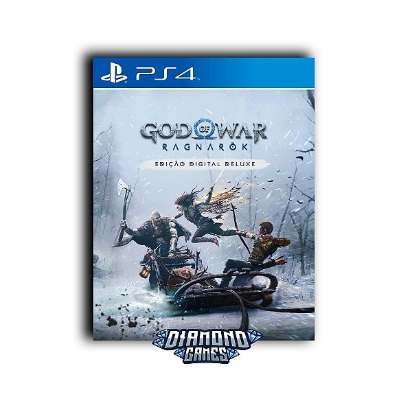 God of War Ragnarök Edição Digital Deluxe PS4 I VERSÃO DIGITAL