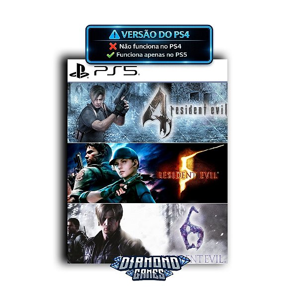 Pacote Triplo Resident Evil PS5 I VERSÃO DIGITAL