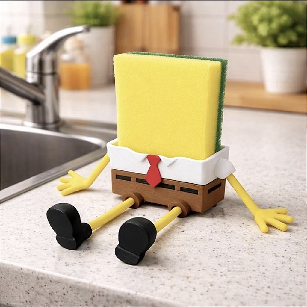 Suporte para Bucha Bob Esponja