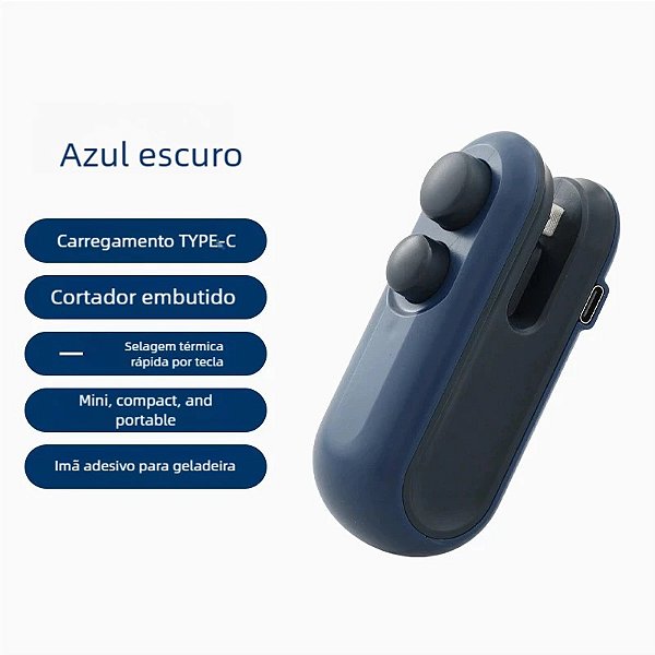 Mini selador de plástico sem fio