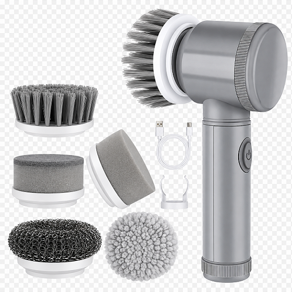 Escova de limpeza elétrica multifuncional para cozinha e banheiro - purificador