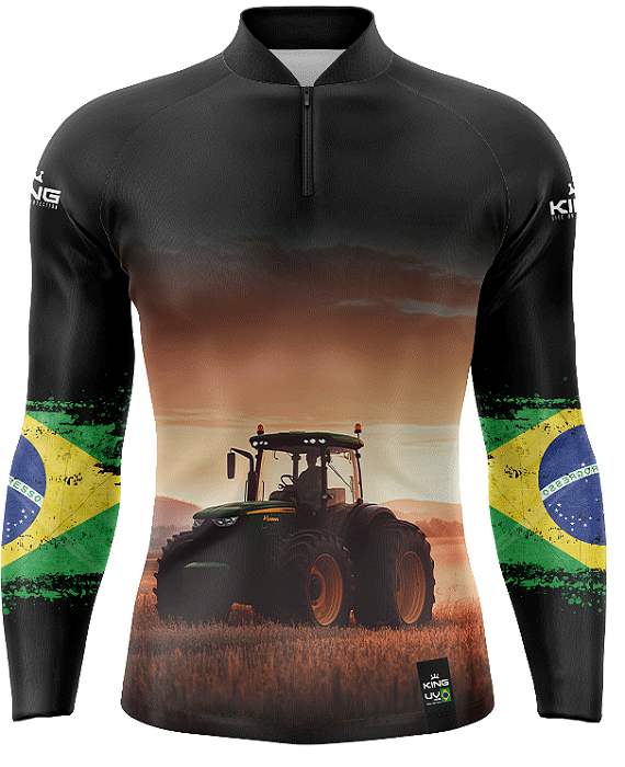 CAMISETA PERSONALIZADA - KING BRASIL - REIS DO AGRO - KD00563
