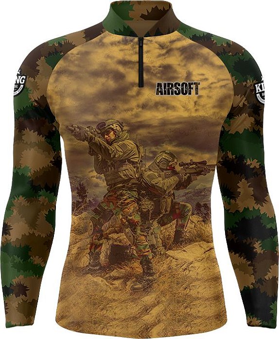 CAMISETA PERSONALIZADA KING BRASIL - AIRSOFT - KD00006
