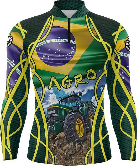 CAMISETA PERSONALIZADA KING BRASIL - AGRO - KD00281