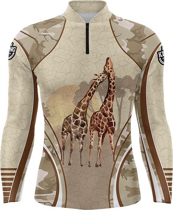CAMISETA PERSONALIZADA KING BRASIL - GIRAFA - KD00111