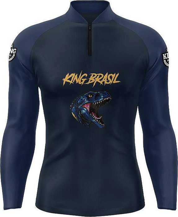 CAMISETA PERSONALIZADA KING BRASIL - DINOSSAURO - KD00114