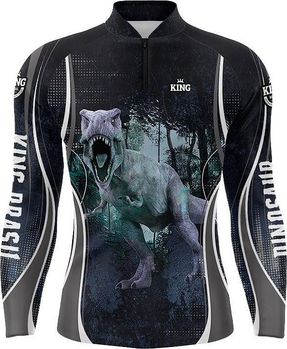 CAMISETA PERSONALIZADA KING BRASIL - DINOSSAURO - KD00136
