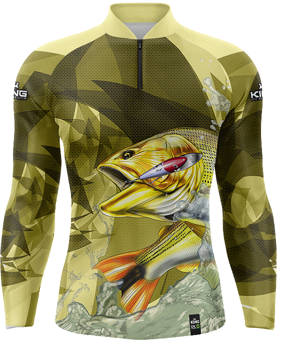 CAMISETA PERSONALIZADA - KING BRASIL - DOURADO - KD00620