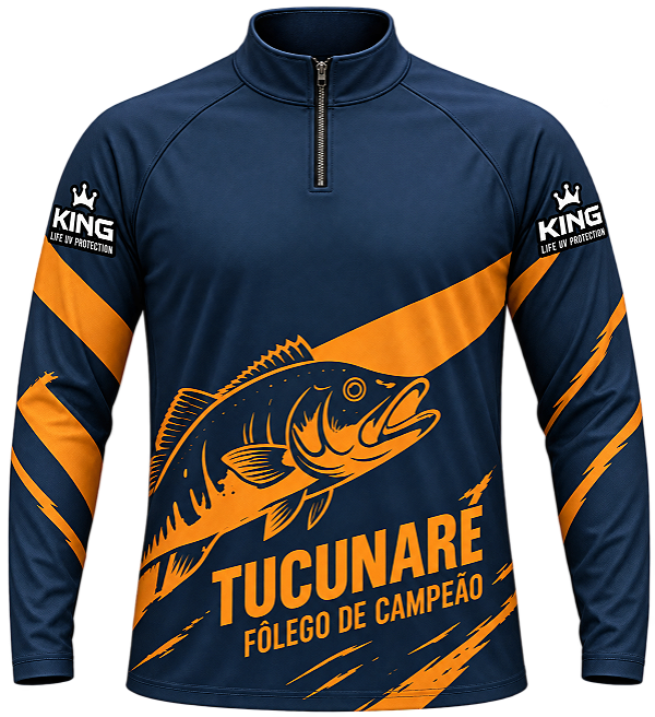 CAMISETA DE PESCA TUCUNARÉ FÔLEGO DE CAMPEÃO UV 50+ | KING – KD00791