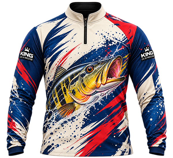 CAMISETA DE PESCA TUCUNARÉ AVENTURA SEM LIMITES UV 50+ | KING – KD00799