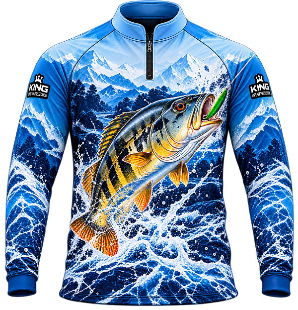 CAMISETA DE PESCA TUCUNARÉ ÁGUAS GELADAS UV 50+ | KING – KD00804
